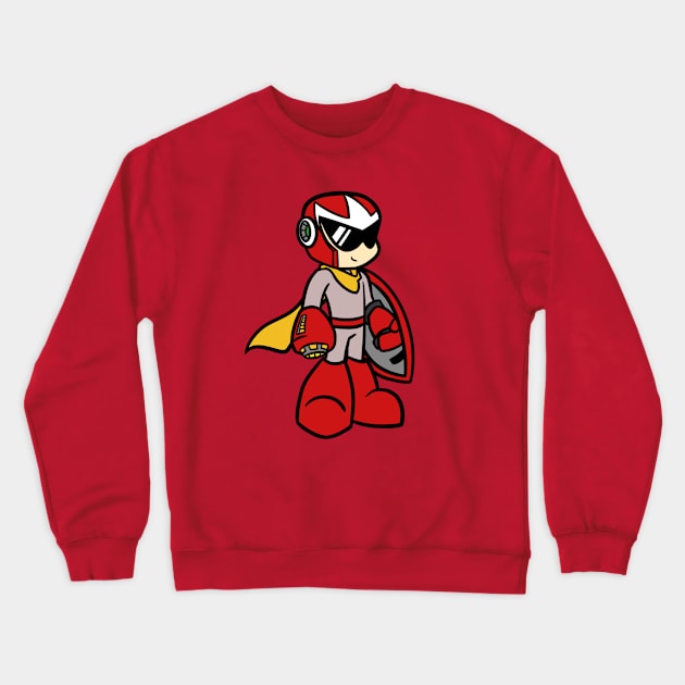 Protoman Crewneck Sweatshirt by LegoNinjaBilbo